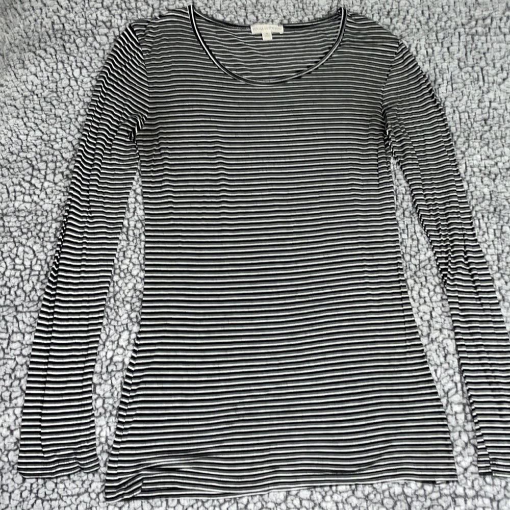 Striped long sleeve T-shirt